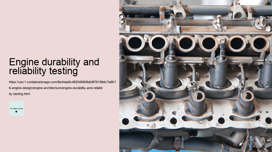 Engine durability and reliability testing